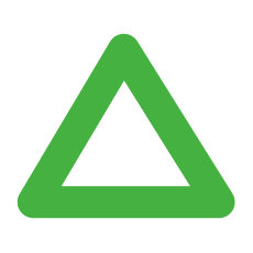 緑の三角マーク
